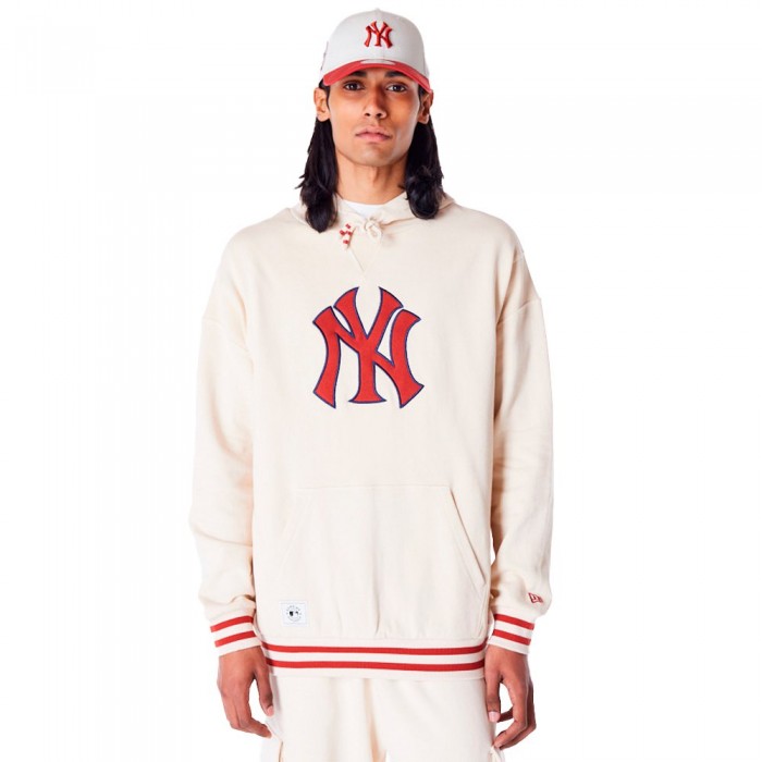 [해외]뉴에라 MLB Rib Infill New York Yankees 후드티 141118855 Light Beige