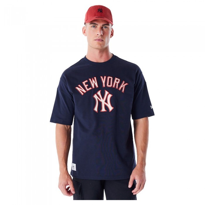 [해외]뉴에라 MLB Rib Infill New York Yankees 반팔 티셔츠 141118856 Navy