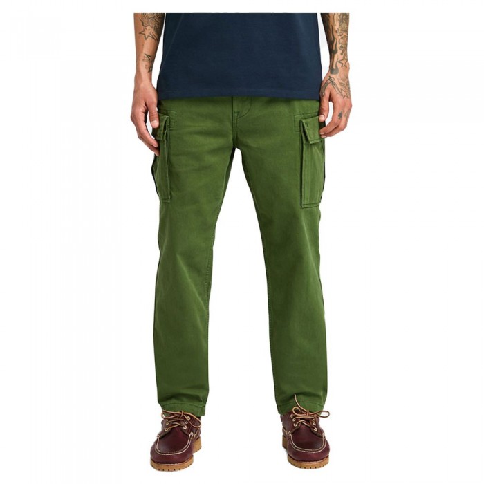 [해외]팀버랜드 Brookline Twill 카고 팬츠 141176323 Black Forest Green