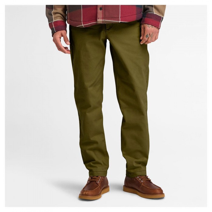 [해외]팀버랜드 Claremont Brushed Twill 치노 팬츠 141176345 Dark Olive