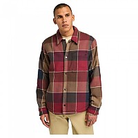 [해외]팀버랜드 Sherpa Lined Plaid 오버셔츠 141176705 Cordovan YD