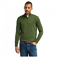 [해외]팀버랜드 Williams River Cotton YD 하프 지퍼 스웨터 141176855 Black Forest Green