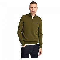 [해외]팀버랜드 Williams River Cotton YD 하프 지퍼 스웨터 141176857 Dark Olive