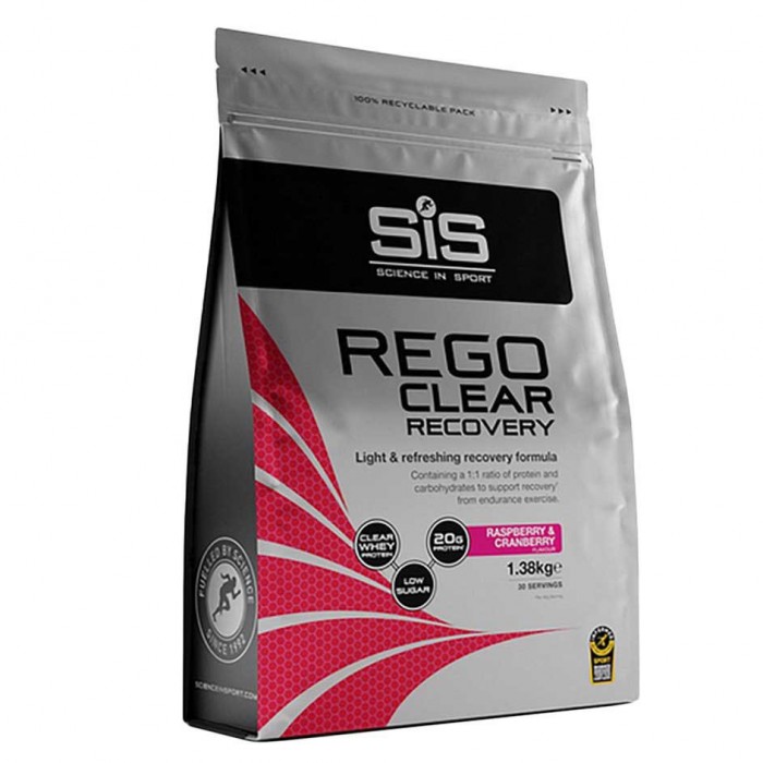 [해외]SIS Rego Clear Raspb&Cranb 1.38kg 회복 음료 분말 6141248739 Multicolor