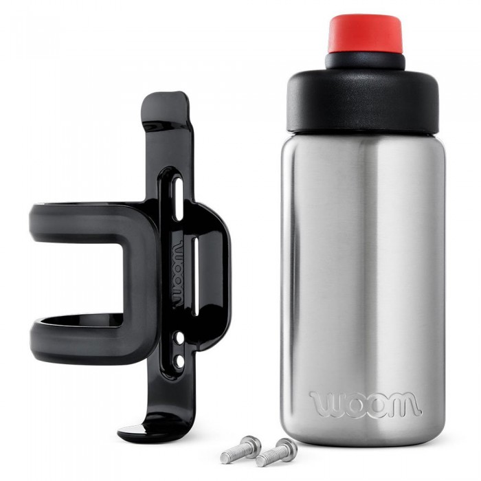 [해외]WOOM Glug Stainless Steel 물병 500ml 1141318810 Silver / Black