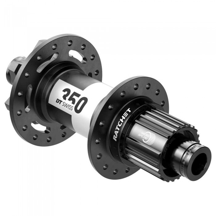 [해외]디티스위스 350 Classic System 36 SL 6B Disc Boost Shimano Micro Spline MTB 뒷 허브 1141325700 Black