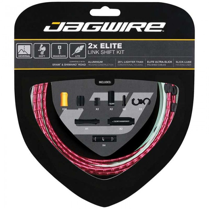 [해외]JAGWIRE Elite Link 변속 키트 2 단위 1141265995 Limited Gray