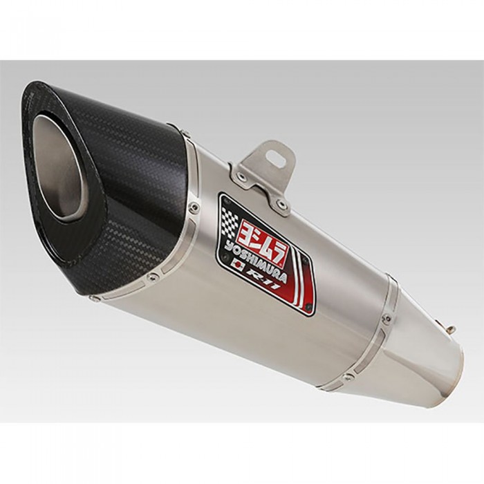 [해외]YOSHIMURA JAPAN R-11 Single Exit Kawasaki Ninja ZX-6R 09-21 인증된 슬립온 머플러 9141247632 Titanium