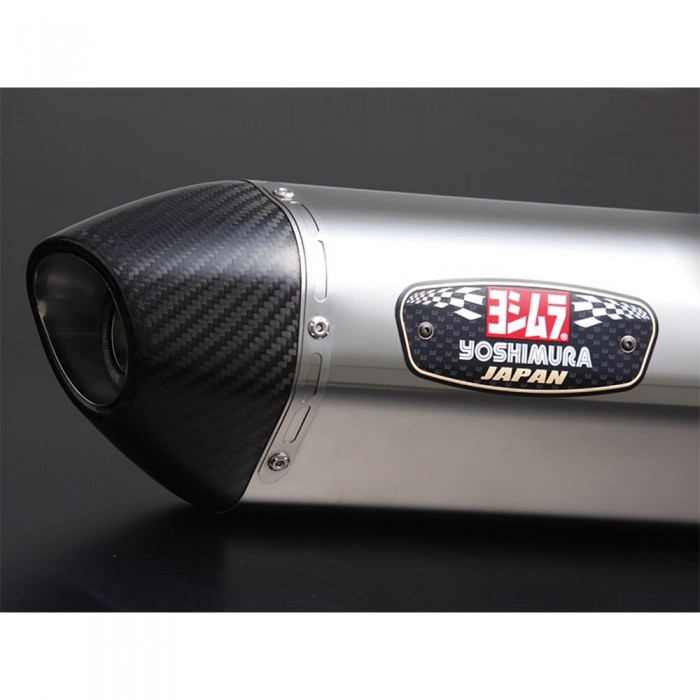 [해외]YOSHIMURA JAPAN R77J Suzuki GSX-R 1300 Hayabusa 08-16 승인된 사다리꼴 머플러 9141247638 Silver / Black