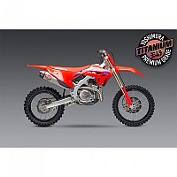 [해외]YOSHIMURA USA Signature Series RS-12 Honda CRF450R/RX 21-24 비인증된 완전 배기 시스템 9141247695 Black / Silver