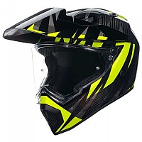 [해외]AGV AX9 E2206 MPLK 풀페이스 헬멧 9141220995 Steppa Carbon / Grey / Yellow Fluo