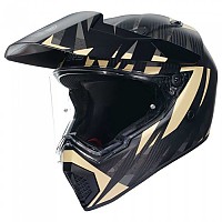 [해외]AGV AX9 E2206 MPLK 풀페이스 헬멧 9141220996 Steppa Matt Carbon / Grey / Sand