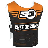 [해외]S3 PARTS Chef De Zone 조끼 10 단위 9140928250 Orange / Black