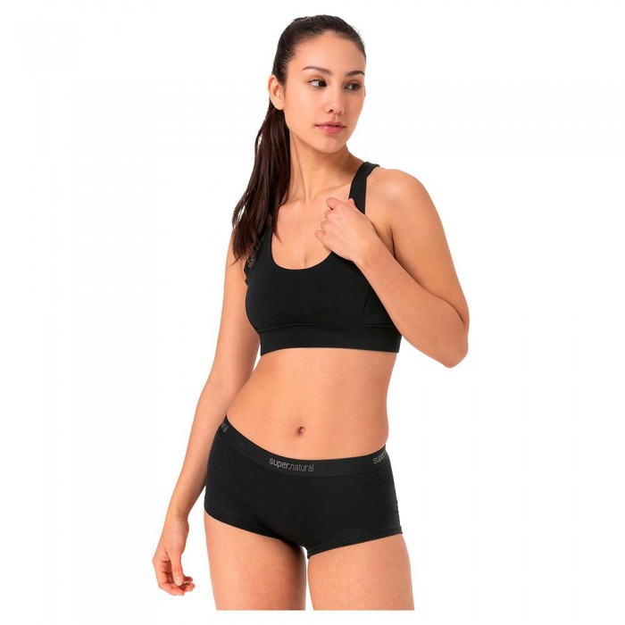 [해외]SUPER.NATURAL Rubberribbra 스포츠 브라 6141257537 Jet Black