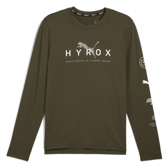 [해외]푸마 HYROX Run Clo 긴팔 티셔츠 6141247752 Olive Green