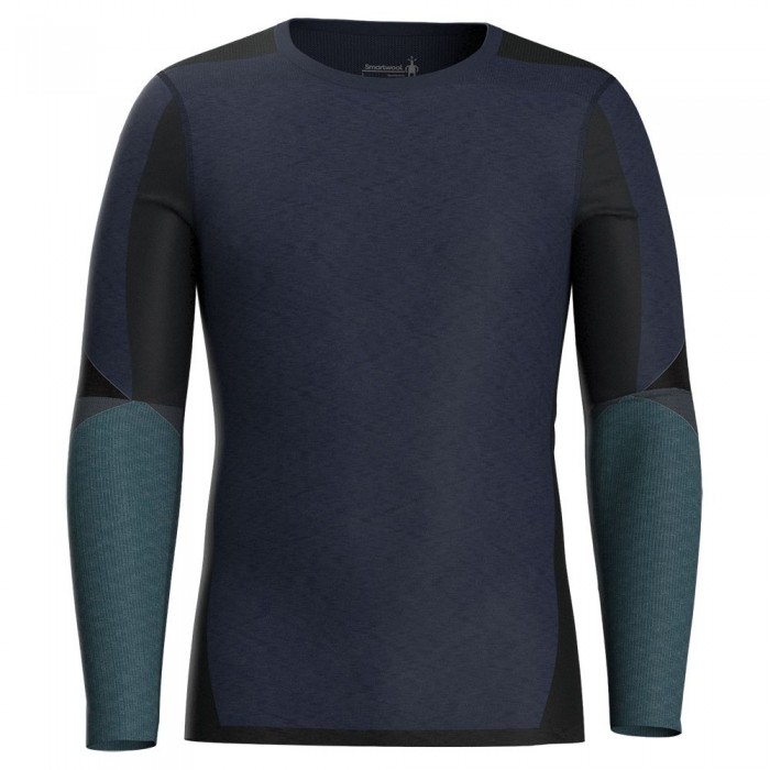 [해외]스마트울 Intraknit Merino 200 Colorblock 긴팔 베이스 레이어 6140817129 Deep Navy / Twilight