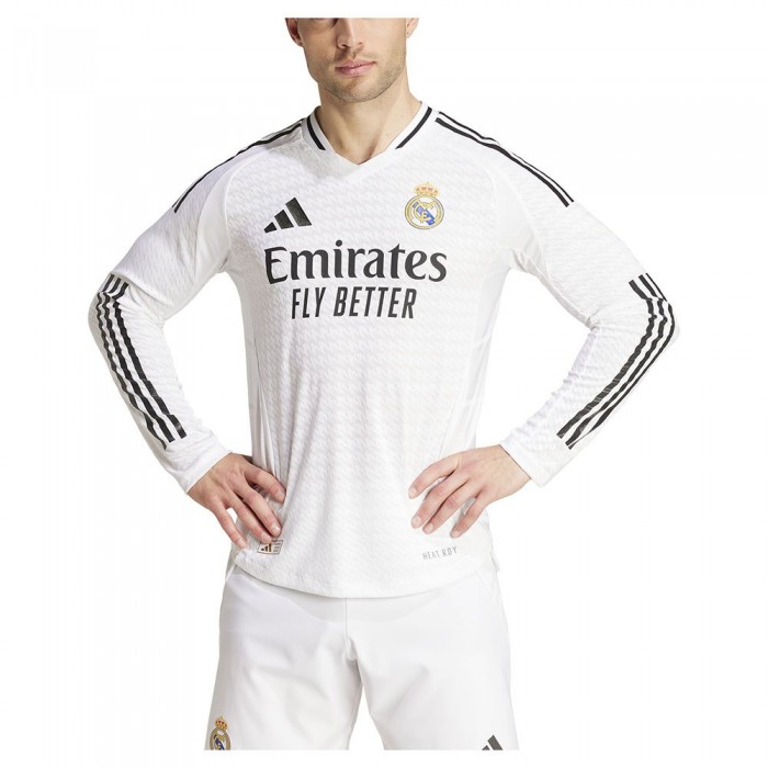 [해외]아디다스 Real Madrid 24/25 Authentic Home 긴팔 티셔츠 3141050571 White