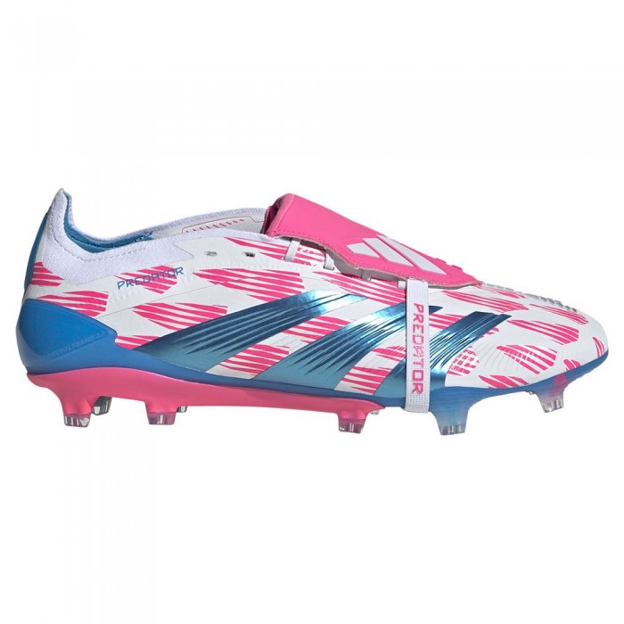 [해외]아디다스 Predator Elite Fold Over Tongue FG 축구화 3141105266 Ftwr White / Solar Blue / Solar Pink