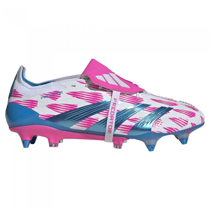 [해외]아디다스 Predator Elite Fold Over Tongue SG 축구화 3141105272 Ftwr White / Solar Blue / Solar Pink