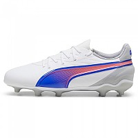 [해외]푸마 King Match FG/AG Jr 축구화 3140935359 White / Bluemazing / Flat Light Gray