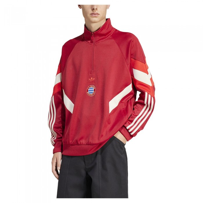 [해외]아디다스 FC Bayern Munich Originals 후드티 3141081921 Active Maroon F19