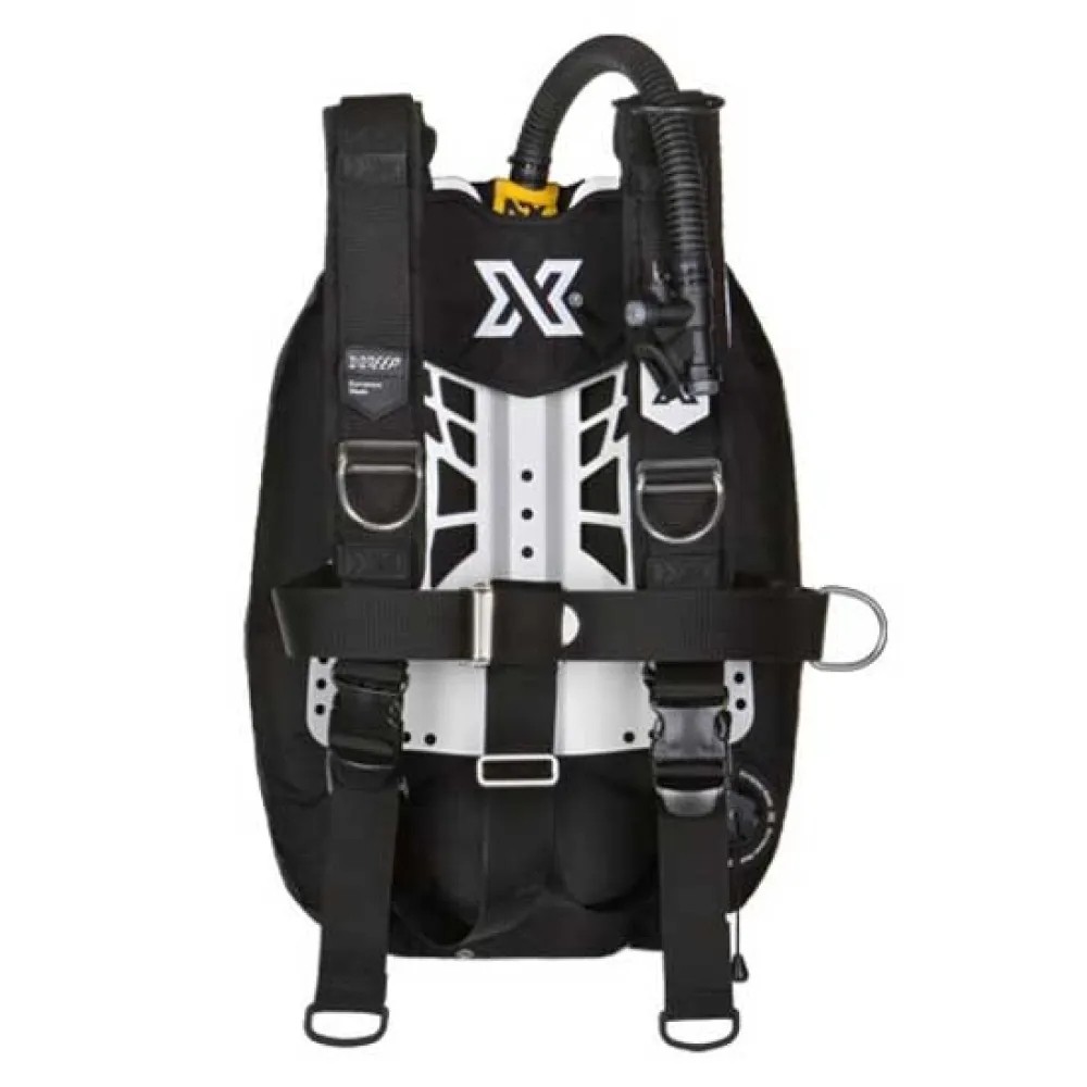 [해외]엑스딥 Zen Deluxe aluminium backplate Xl weight pockets 날개 10141339591 Black