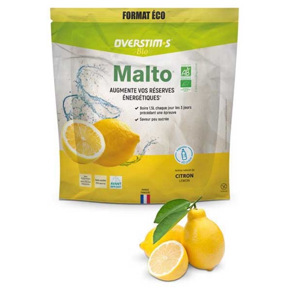 [해외]OVERSTIMS Malto Bio Lemon 1.8Kg 에너지 드링크 파우더 4141228993 Multicolor