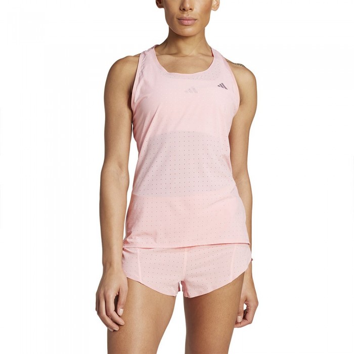 [해외]아디다스 Adizero tank 스포츠 탑 4141049999 Semi Pink Spark