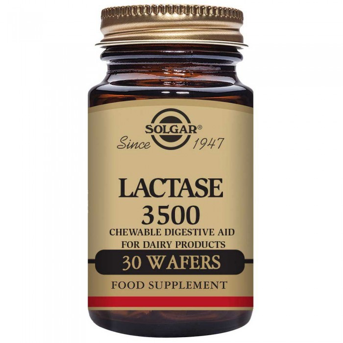 [해외]SOLGAR Lactase 3500 30 Units 7138036102 Brown