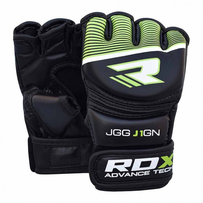 [해외]RDX SPORTS 전투 장갑 Grappling Kids 7136381080 Black / Green