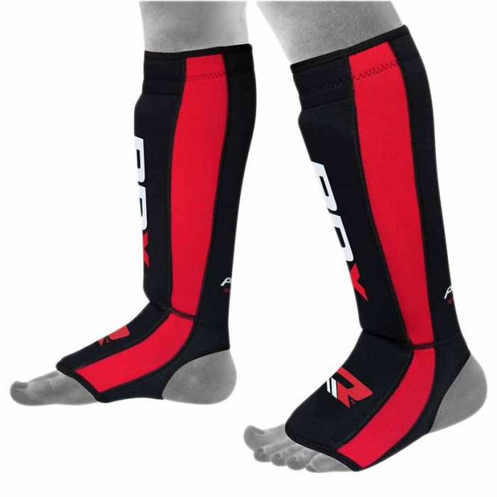 [해외]RDX SPORTS Neoprene Shin Instep Shin protection 7136381168 Red / Black