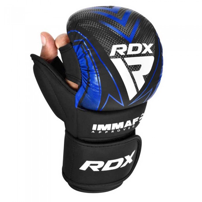 [해외]RDX SPORTS IMMAF Approved Shooter 그래플링 글러브 7141326282 Blue