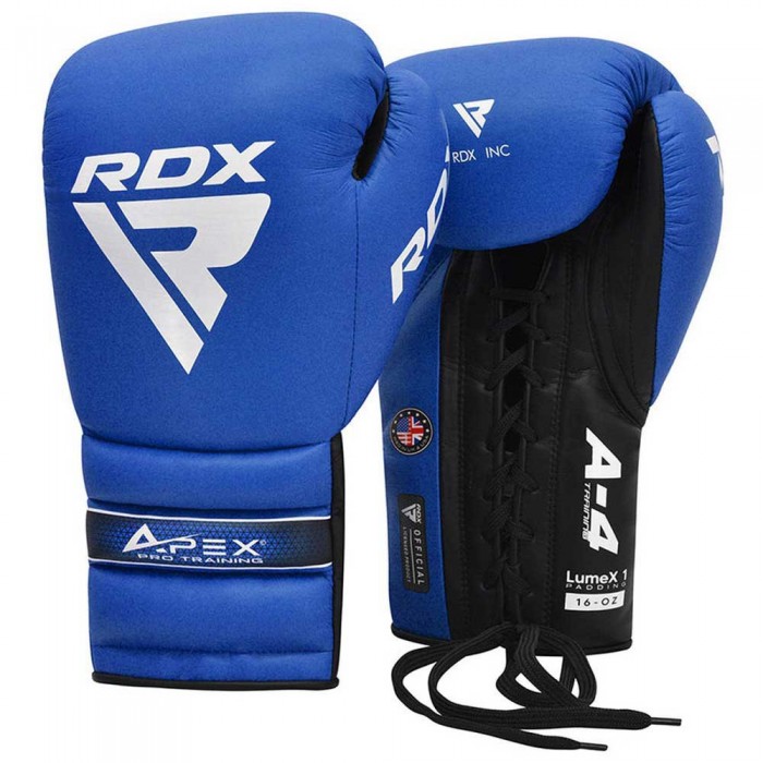 [해외]RDX SPORTS Pro Training Apex A4 인조 가죽 복싱 글러브 7141326326 Blue