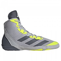 [해외]아디다스 Adizero Mat Wizard 6 레슬링 슈즈 7141130032 Team Light Grey / Team Onix / Team Solar Yellow 2