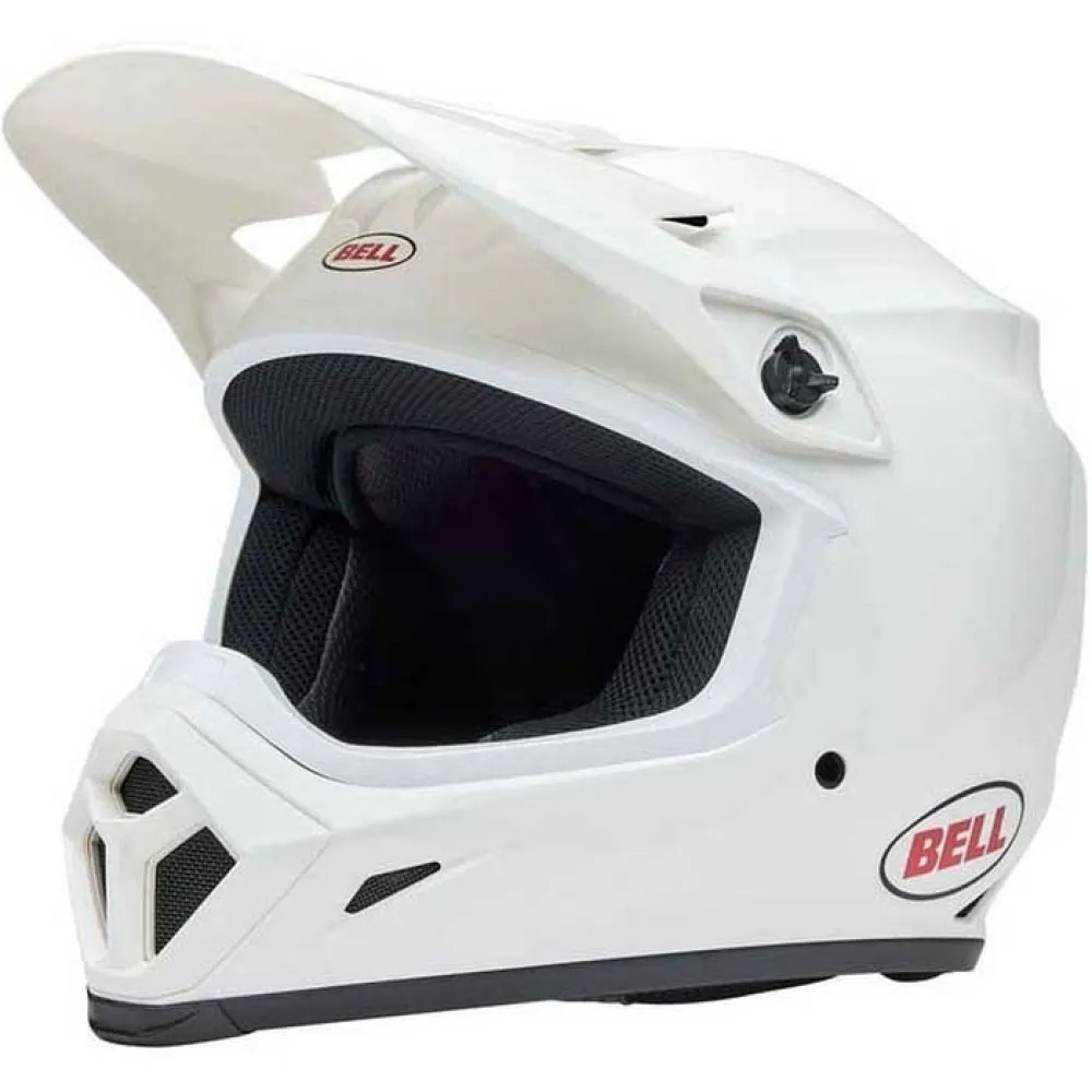 [해외]BELL MOTO MX-9 Mips Solid 오프로드 헬멧 9141272867 White