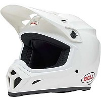 [해외]BELL MOTO MX-9 Mips Solid 오프로드 헬멧 9141272867 White