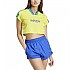 [해외]아디다스 Tiro Cut 3 Stripes Crop 반팔 티셔츠 141047497 Bright Yellow / Bold Green / Bold Blue