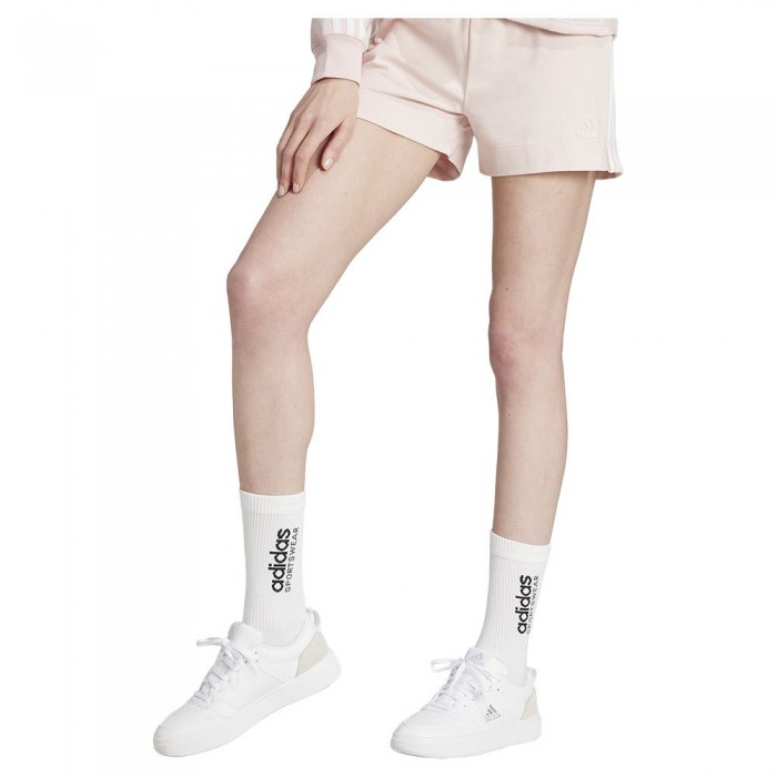 [해외]아디다스 Essentials Slim 3 Stripes 반바지 141124974 Sandy Pink