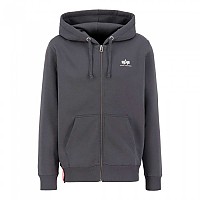 [해외]알파 인더스트리 Basic Zip Sl 후드티 139851067 Vintage Grey