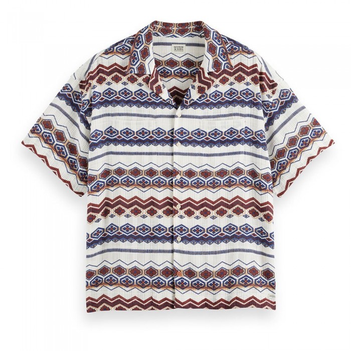 [해외]SCOTCH & SODA 178443 반팔 셔츠 141236357 Red Blue Multi