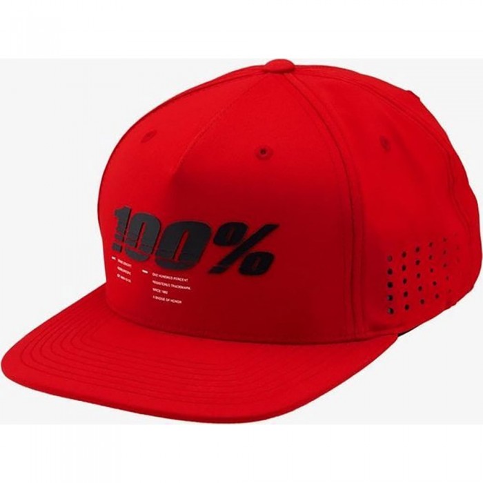 [해외]100% Drive Snapback 모자 141248215 Red