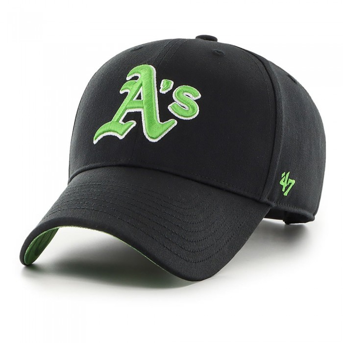 [해외]47 MLB Oakland Athletics Freeform MVP 스냅백 모자 141196702 Black