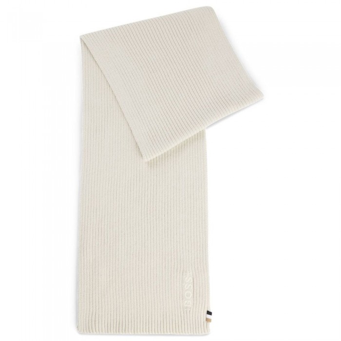 [해외]BOSS Magico R Scarf 10262849 스카프 141152642 Open White