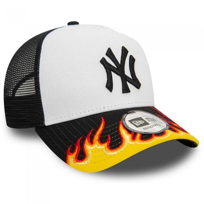 [해외]뉴에라 MLB Flame New York Yankees 트럭 운전사 모자 141163564 Black