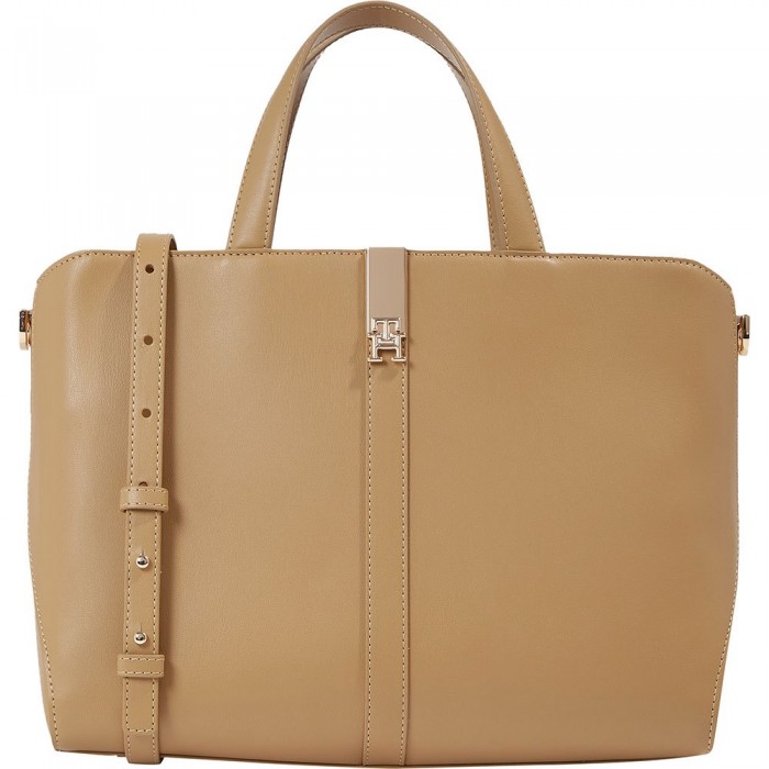 [해외]타미힐피거 Heritage Satchel 손가방 141325235 Classic Khaki