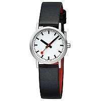 [해외]몬데인 Classic Pure 30 mm 시계 141252243 White / Black Vegan Grape Leather / Red Lining