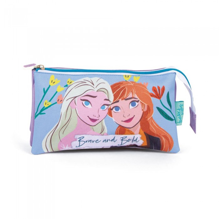 [해외]DISNEY Triple 21x11x3.5 cm Frozen 연필통 14140609742 Multicolor