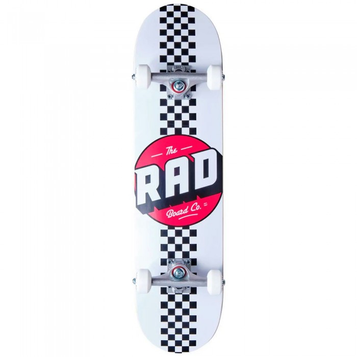 [해외]RAD SKATEBOARDS Checker Stripe 스케이트보드 14141115334 White