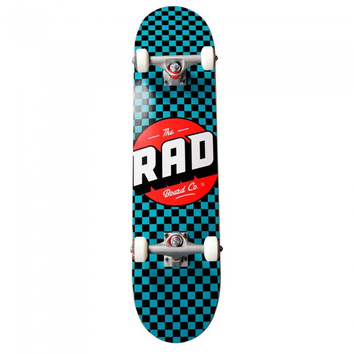 [해외]RAD SKATEBOARDS Checkers Progressive 스케이트보드 14141115336 Black / Turquoise Green