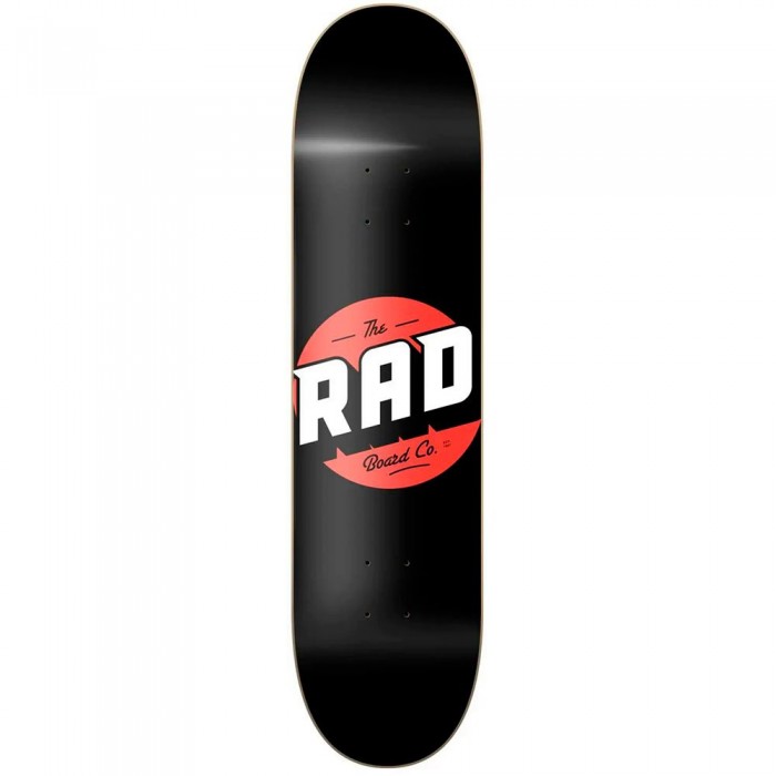 [해외]RAD SKATEBOARDS Solid Logo 스케이트보드 데크 14141115353 Black / Red / White